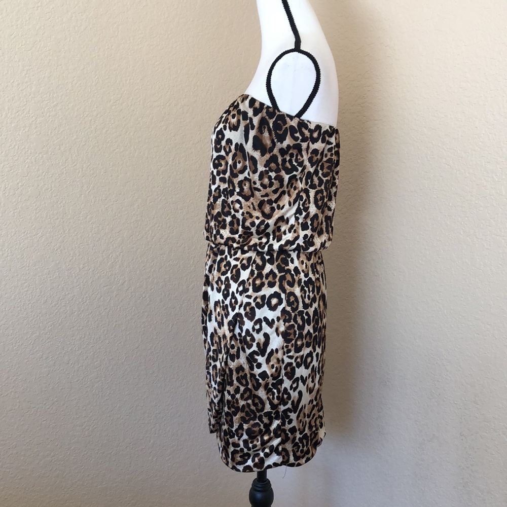 Speechless Animal Print Strapless Dress - Picture 2 of 4